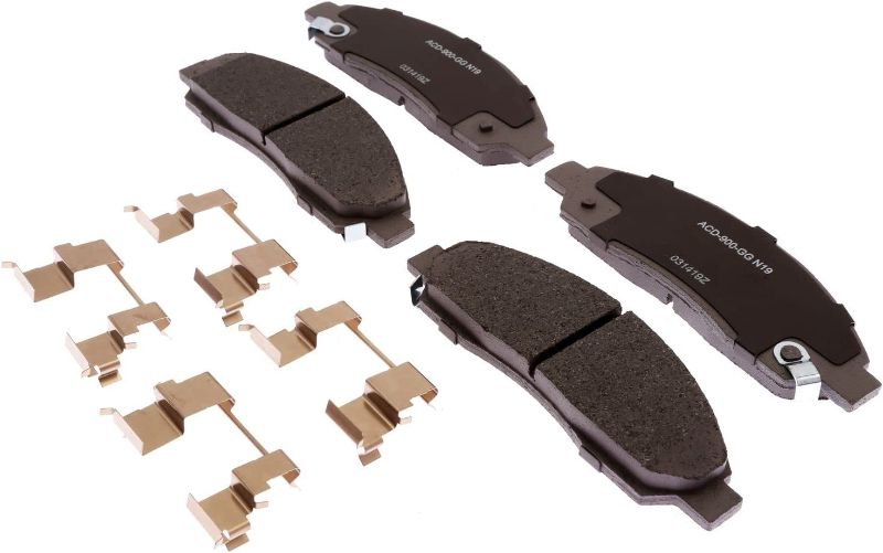 Photo 1 of ACDelco Silver 14D1039CHF1 Ceramic Front Disc Brake Pad Set with Clips