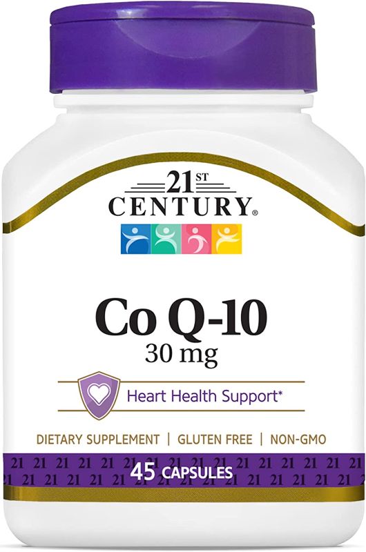 Photo 1 of 21st Century Co Q10 30 mg Capsules, 45 Count - EXP 11/24 -