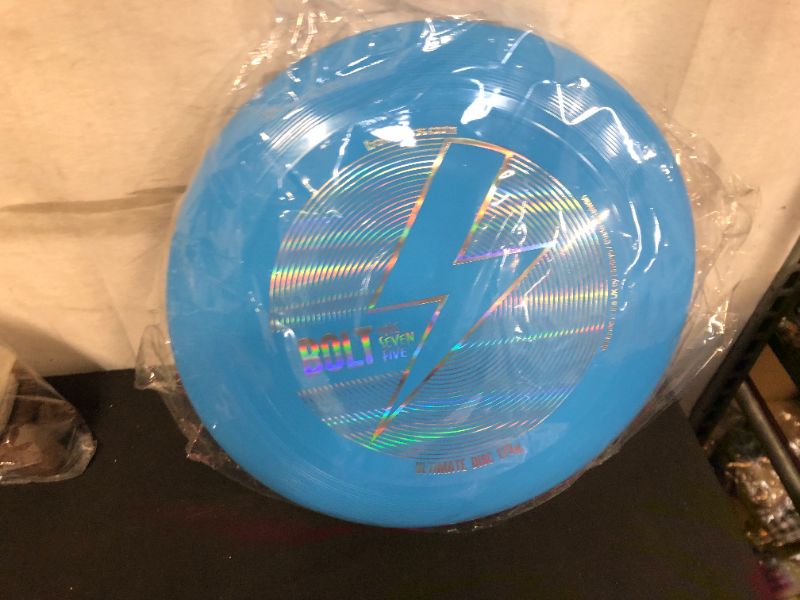 Photo 2 of BOLT OneSevenFive Ultimate 175g Flying Disc! Loads of UV Colors Available!
Color: Blue

