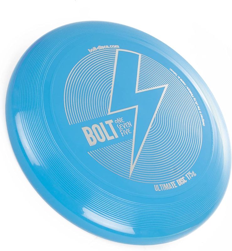 Photo 1 of BOLT OneSevenFive Ultimate 175g Flying Disc! Loads of UV Colors Available!
Color: Blue

