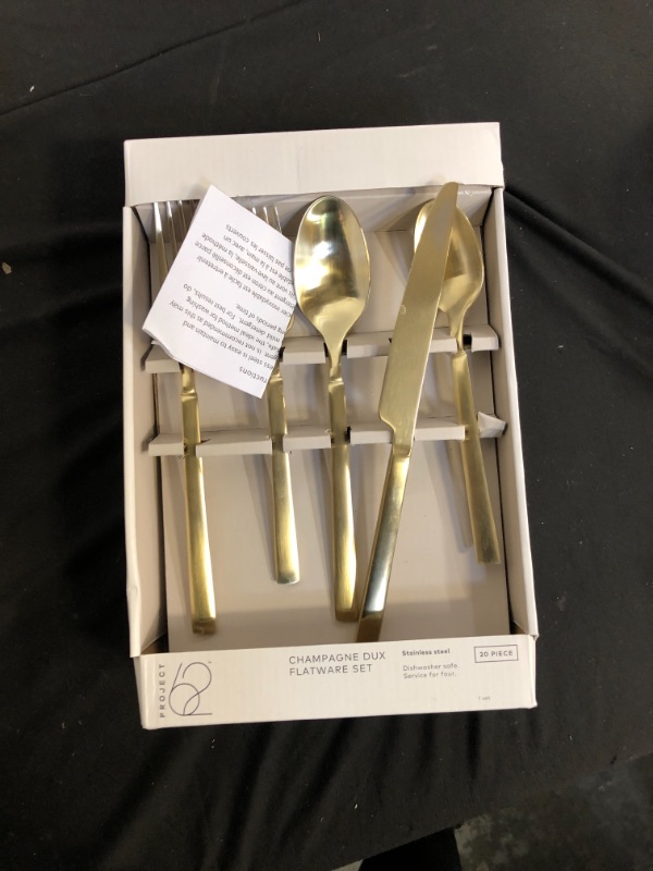 Photo 2 of 20pc Stainless Steel Silverware Set - Project 62™