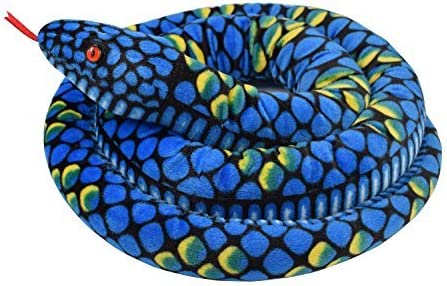 Photo 1 of A-cool Giant Boa Constrictor Stuffed Animal Soft Snake Plush Toy (Blue?70"=180CM?)