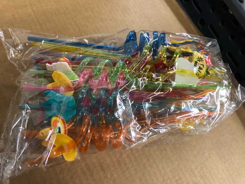 Photo 1 of 24 Reusable Straws Party Supplies  