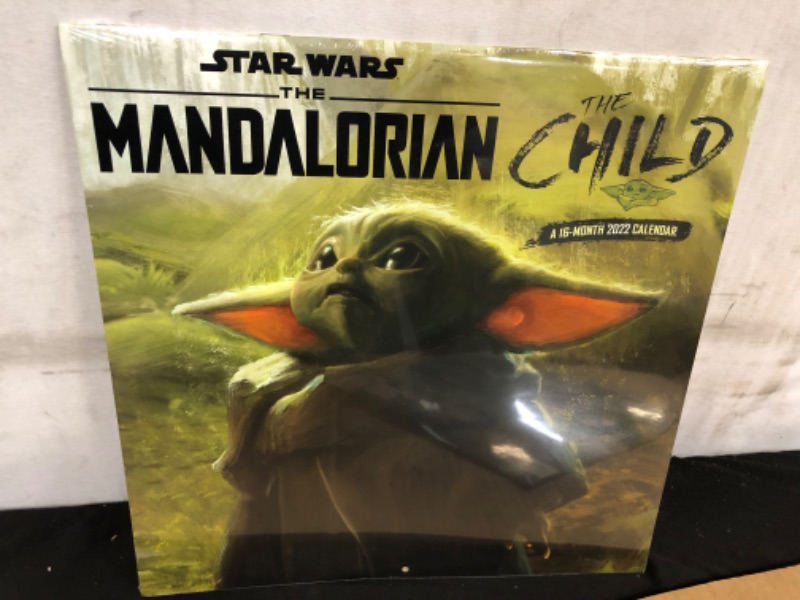 Photo 3 of 2022 Star Wars Mandalorian - The Child Wall Calendar