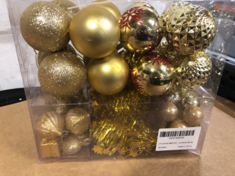 Photo 2 of  Christmas Ornament Set (Gold) small Sizes  
