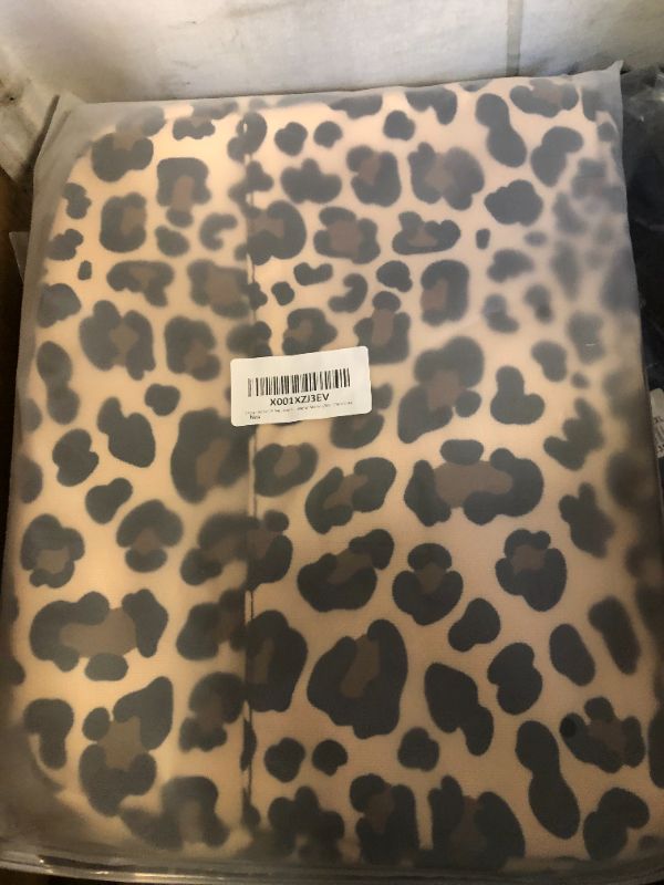 Photo 1 of 8L Leopard Print Thickened Reusable Insulated Lunch Bag for Student, Women and Men Travel Picnic and School Lunch Box
