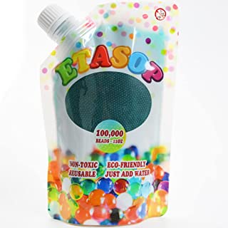 Photo 1 of 100,000 Non-Toxic Rainbow Water Beads, Sensory Toy Water Gel Bead Water Jelly Pearls for Spa Refill, Kids Sensory Play, Vases, Plant, Weddin(2)