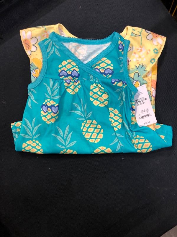 Photo 2 of Baby Girls' Pineapple Flower Pajama Set - Just One You® Made by Carter's
