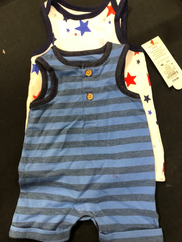 Photo 2 of Baby Boys' 2pk Americana Romper - Cat & Jac--SIZE NB
