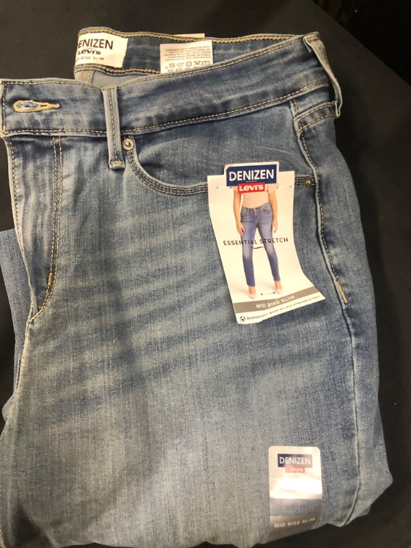 Photo 2 of DENIZEN® from Levi's® Women's Mid-Rise Slim Jeans -SIZE 12
