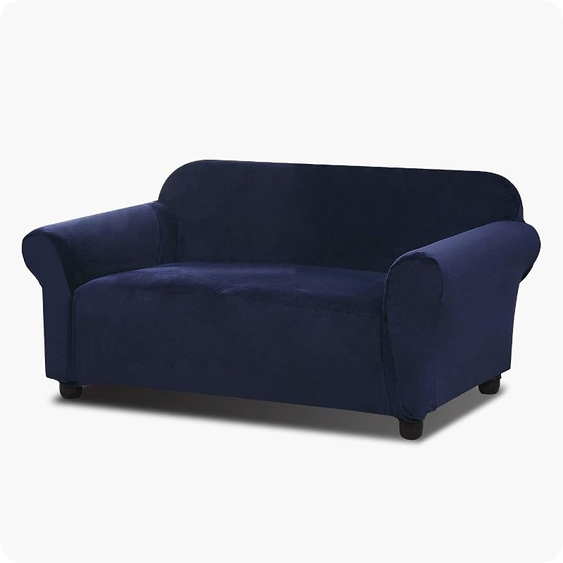 Photo 1 of Argstar Plush Oversized Couch Slipcover--NAVY BLUE