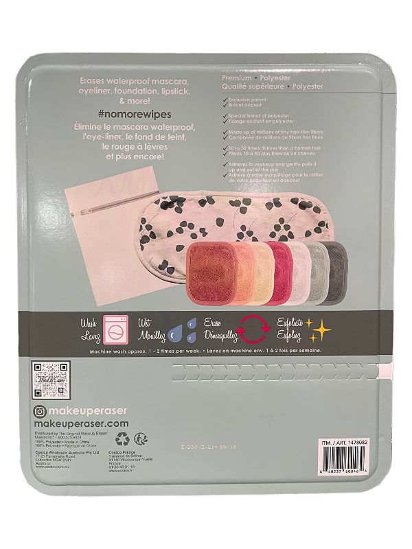 Photo 2 of Costco The Original Makeup Eraser 7 Day Reusable and Full Size Set Equal to 3600 Makeup Wipes | 1 Full Size (15.5in x 7.25in) | 7 Minis (4in x 3in) | 1 Laundry Bag