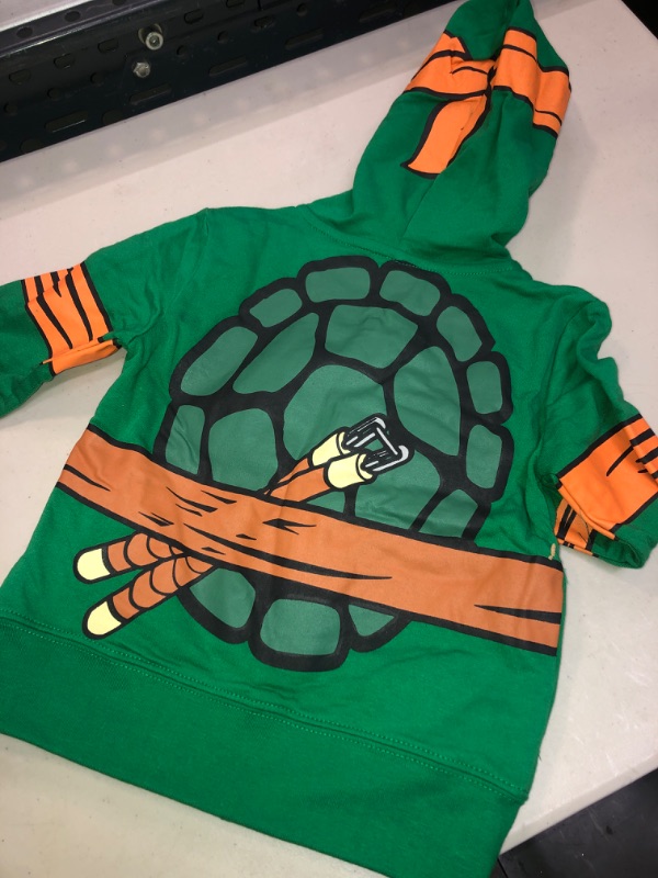 Photo 1 of KIDS NINJA TURTLE GREEN ZIP UP JACKET , SIZE 3T 