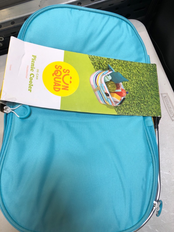 Photo 2 of 13.5qt Picnic Cooler Stripe - Sun Squad