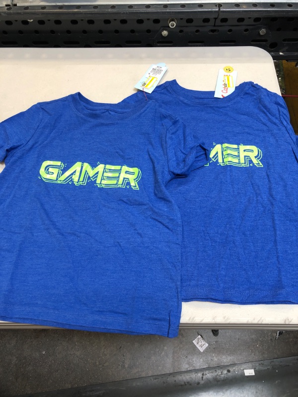 Photo 2 of Boys' 'Gamer' Graphic Short Sleeve T-Shirt - Cat & Jack™ ( PACK OF 2 ) SIZE XS
