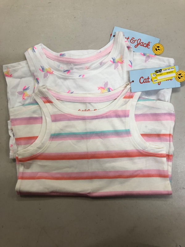 Photo 1 of 2 Girls Cat & Jack Tank Tops--SIZE 18M