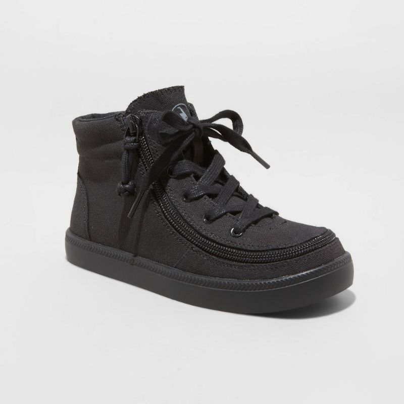 Photo 1 of Boys' BILLY Footwear Harmon Essential High Top Sneakers - Black 4
