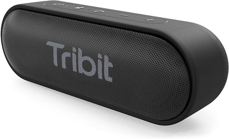 Photo 1 of Bluetooth Speaker, Tribit XSound Go Speaker with 16W Loud Sound & Deeper Bass, 24H Playtime, IPX7 Waterproof, Bluetooth 5.0 TWS Pairing Portable Wireless Speaker for Home, Outdoor (Upgraded)
