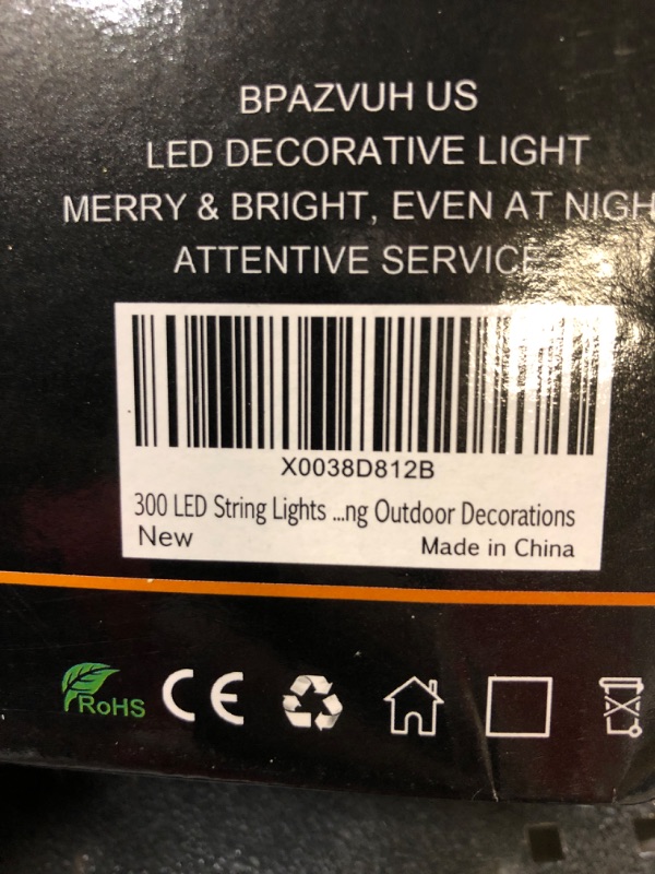 Photo 4 of 300 LED Halloween Lights, 98.5FT Halloween String Lights with 8 Lighting Modes, Waterproof & Connectable Mini Lights, Plug in for Indoor Outdoor Holiday Party Bedroom Decorations (Purple & Orange)
