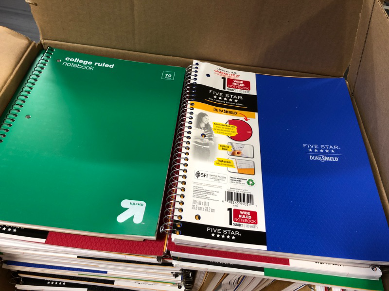 Photo 1 of Pack of Spiral Notebook Variety Colors