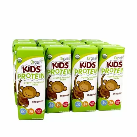 Photo 1 of  Orgain Kids Protein Organic Nutritional Shake, Chocolate, 12 Pack  -- BB 01/2024 --