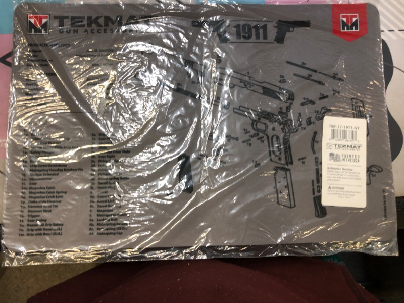 Photo 1 of TekMat Gun Cleaning Mat for use with 1911 - Grey
