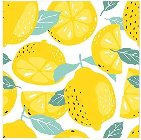 Photo 1 of 40pcs Lemon Paper Napkins | Disposable Lemon Dinner Paper Napkin Set | Lemon Themed Party Supplies,Pinic
