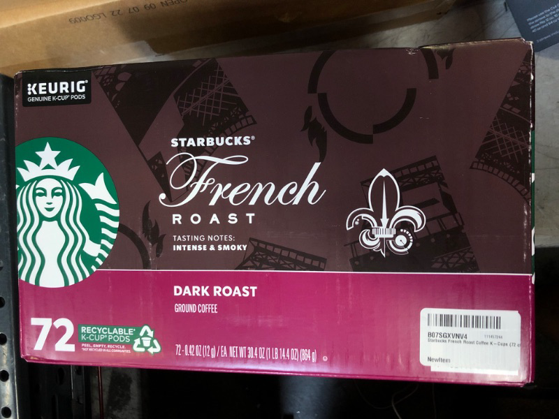 Photo 2 of  Starbucks French Dark Roast Coffee K-cup Pods - 72 Count