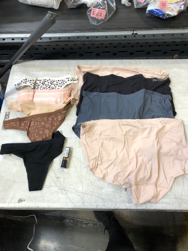 Photo 1 of 10PC LOT, WOMENS UNDERWEAR SIZES XS-9