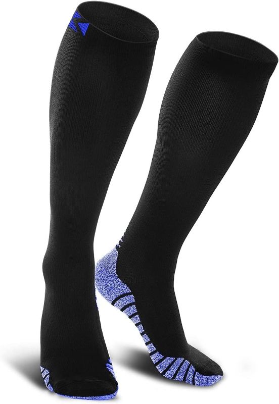 Photo 1 of Compression Socks for Men & Women - 20-30 mmHg Best Graduated Compression Stockings for Athletic, Better Blood Flow and All Day Wear
