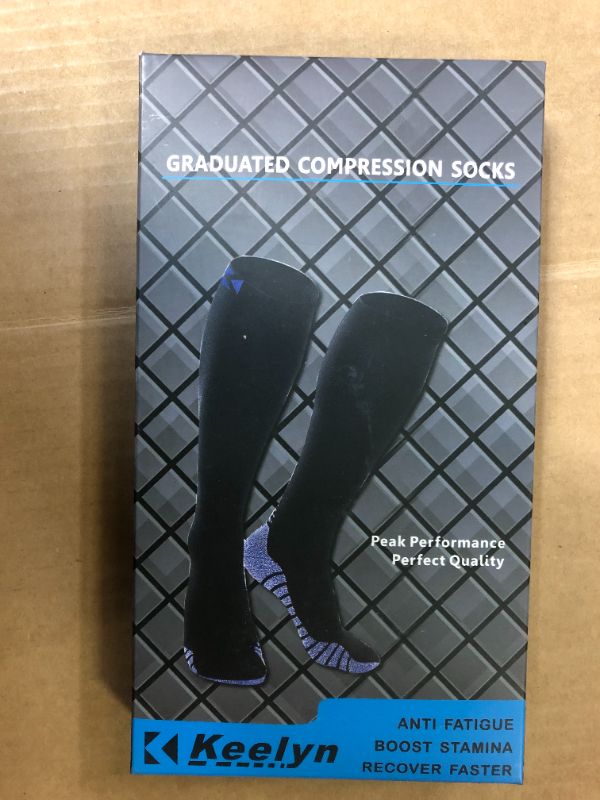 Photo 3 of Compression Socks for Men & Women - 20-30 mmHg Best Graduated Compression Stockings for Athletic, Better Blood Flow and All Day Wear
