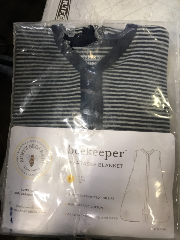 Photo 2 of Burt's Bees Baby unisex-baby Beekeeper Wearable Blanket, 100% Organic Cotton, Swaddle Transition Sleeping Bag 26-30 INCHES --- DAMAGE TO PACKAGING 