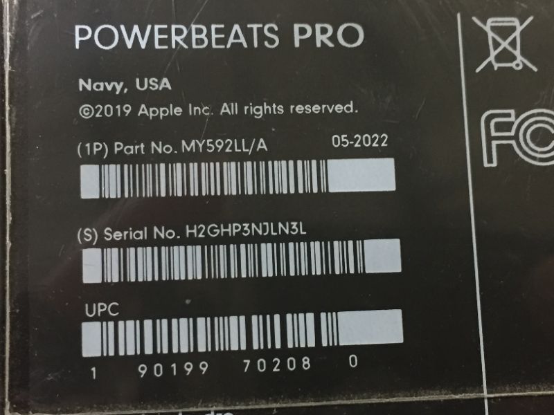 Photo 6 of Powerbeats Pro Wireless Earphones - Navy (Brand New Factory Sealed)