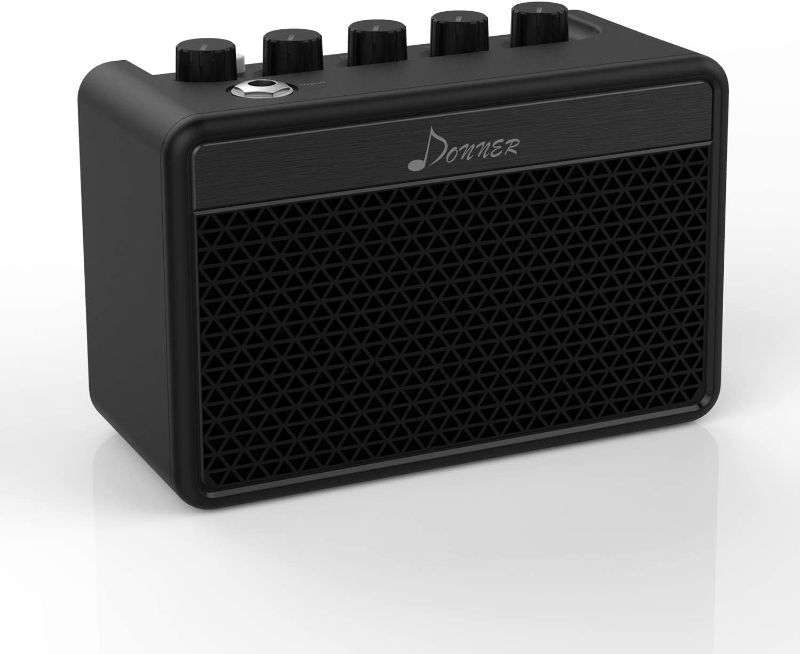 Photo 1 of Donner Mini Small Electric Guitar Amplifier 5W Portable for Desktop Practice with a British Retro Tone DA-10
