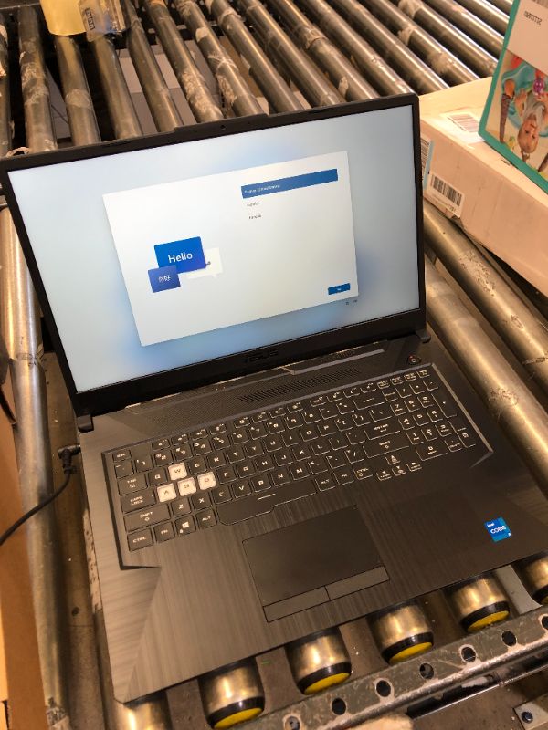Photo 1 of ASUS TUF Gaming F17 Gaming Laptop, 17.3" 144Hz FHD IPS-Type Display, Intel Core i5-11400H Processor, GeForce RTX 3050, 8GB DDR4 RAM, 512GB PCIe SSD, Wi-Fi 6, Windows 11 Home, FX706HCB-ES51
