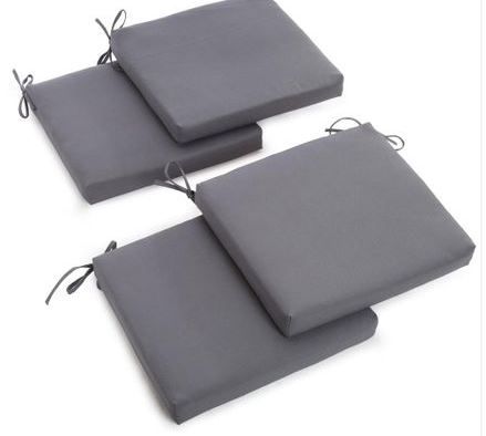 Photo 1 of Chair Cushions - Set of 4, Gray
