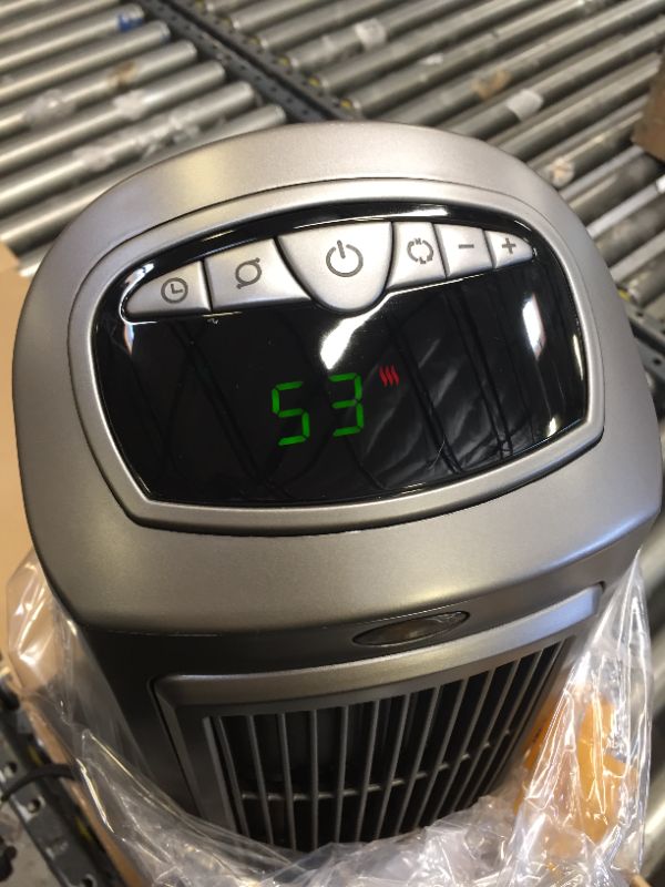 Photo 3 of Lasko 1500W Digital Ceramic Space Heater with Remote, 755320, Silver