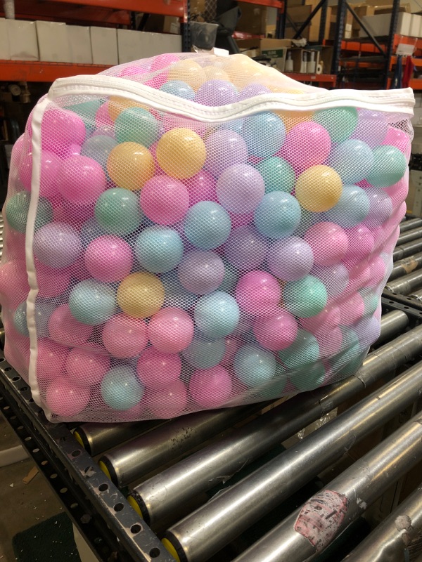 Photo 2 of Click N' Play Ball Pit Balls for Kids, Plastic Refill Balls, 200 Pack, Phthalate and BPA Free, Includes a Reusable Storage Bag with Zipper, Bright Colors, Gift for Toddlers and Kids
