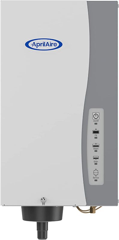 Photo 1 of AprilAire 800 Whole Home Steam Humidifier, Automatic Steam Humidifier, Large Capacity Whole House Humidifier for Homes up to 10,300 Sq. Ft., White
