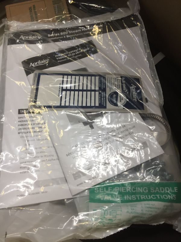 Photo 1 of AprilAire 800 Whole Home Steam Humidifier, Automatic Steam Humidifier, Large Capacity Whole House Humidifier for Homes up to 10,300 Sq. Ft., White
