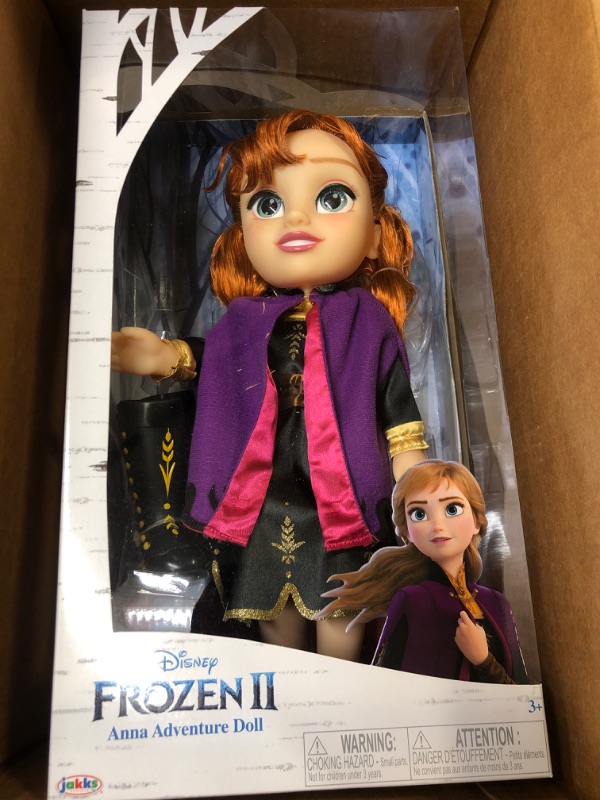 Photo 1 of Disney Frozen 2 Anna Travel Doll 14 Inches Tall
