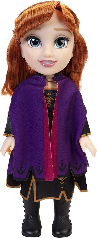 Photo 2 of Disney Frozen 2 Anna Travel Doll 14 Inches Tall
