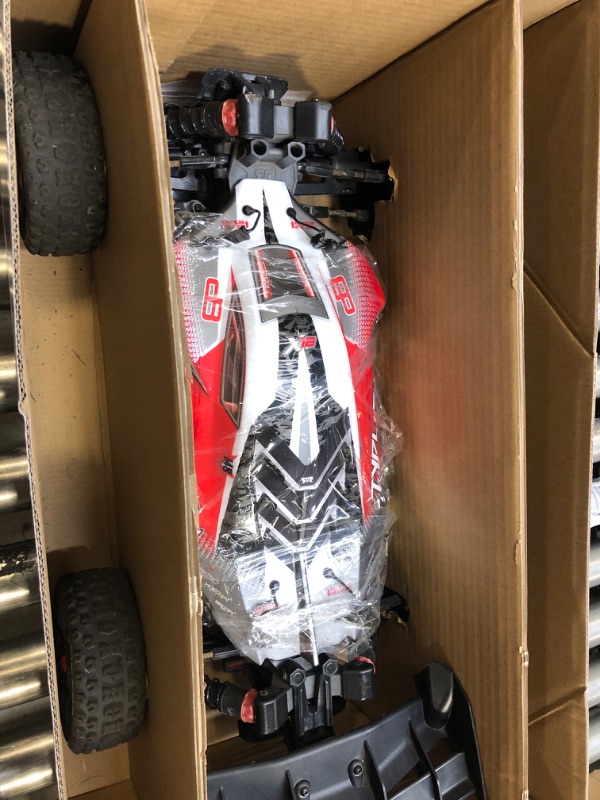 Photo 2 of ARRMA 1/8 Typhon 4X4 V3 3S BLX Brushless Buggy RC Truck RTR (Transmitter and Receiver Included, Batteries and Charger Required), Red, ARA4306V3