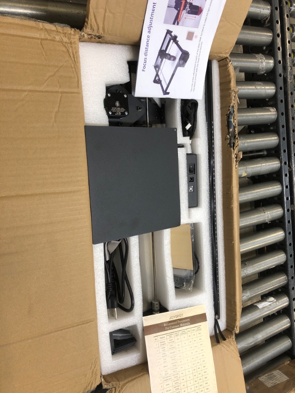 Photo 1 of JOY SPOT! 48W Laser Engraver Machine, Cutting Machine with 5W-5.5W Output Power, 0.08mm Eye Protection Compressed Spot, 15.7"x15.7" Laser Engraving Area for DIY Metal, Wood etc