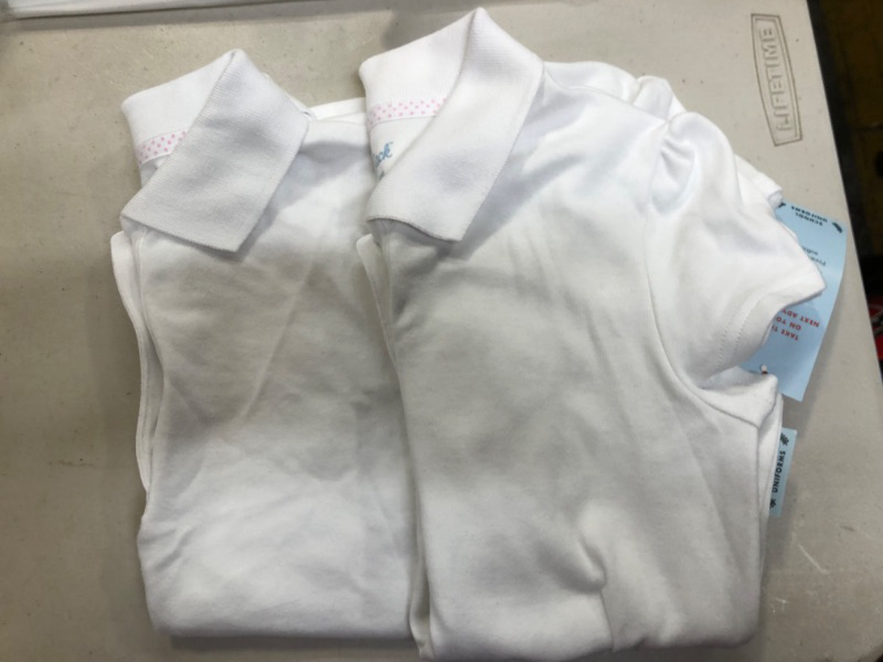 Photo 2 of 2 PACK--Girs' Short Sleeve Uniform Polo Shirt - Cat & Jack--SIZE 4/5 & 10/12
