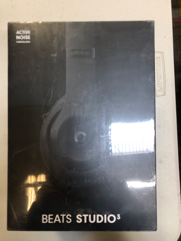 Photo 2 of Beats Studio3 Wireless Noise Cancelling Over-Ear Headphones - Apple W1 Headphone Chip, Class 1 Bluetooth, 22 Hours of Listening Time, Built-in Microphone - Matte Black (Latest Model)
FACTORY SEAELD