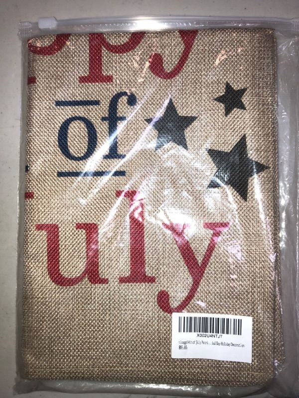 Photo 2 of 4th of July Table Runner 13 x 72 Inches Long Burlap Linen Tablecloth American Stars Independence Day Memorial Day Patriotic Veterans Day Decorations
FACTORY SEALED 
