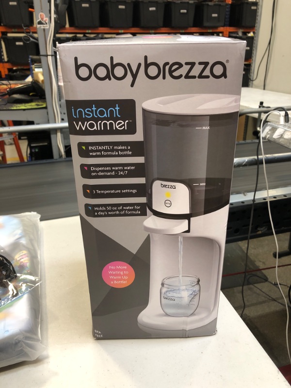 Photo 3 of Baby Brezza Instant Warmer – Instantly Dispense Warm Water at Perfect Baby Bottle Temperature - Traditional Baby Bottle Warmer Replacement - Fast Baby Formula Bottles 24/7 – 3 Temperatures