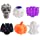 Photo 1 of 6 Pack Halloween Pop Ball Fidget Toys,3D Squeeze Bubble Stress Ball Toy for Kids Halloween Decoration,Halloween Party Favors(Halloween)