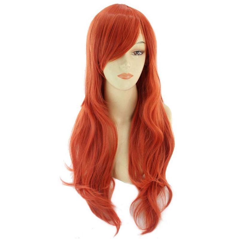 Photo 1 of BERON 26'' Long Curly Cosplay Constume Party Wig (Orange)
